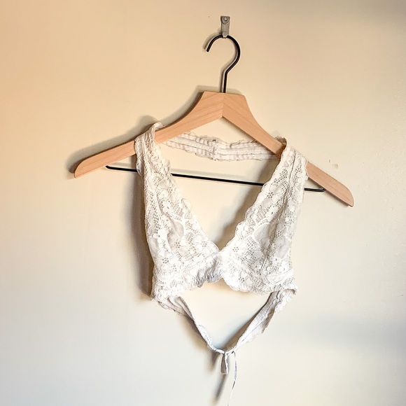 Free People Other - Free People - Galloon Lace Halter Bralette S